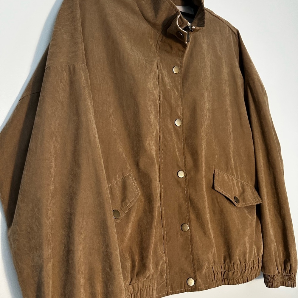 Pink Lily Brown Utility Jacket - Picture 2 of 9